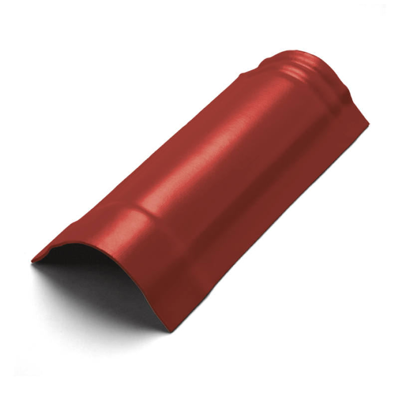 ครอบสันโค้ง(ระบบครอบ 3 ชิ้น) ไฟเบอร์ซีเมนต์ เอสซีจี รุ่นพรีม่า สีแดง