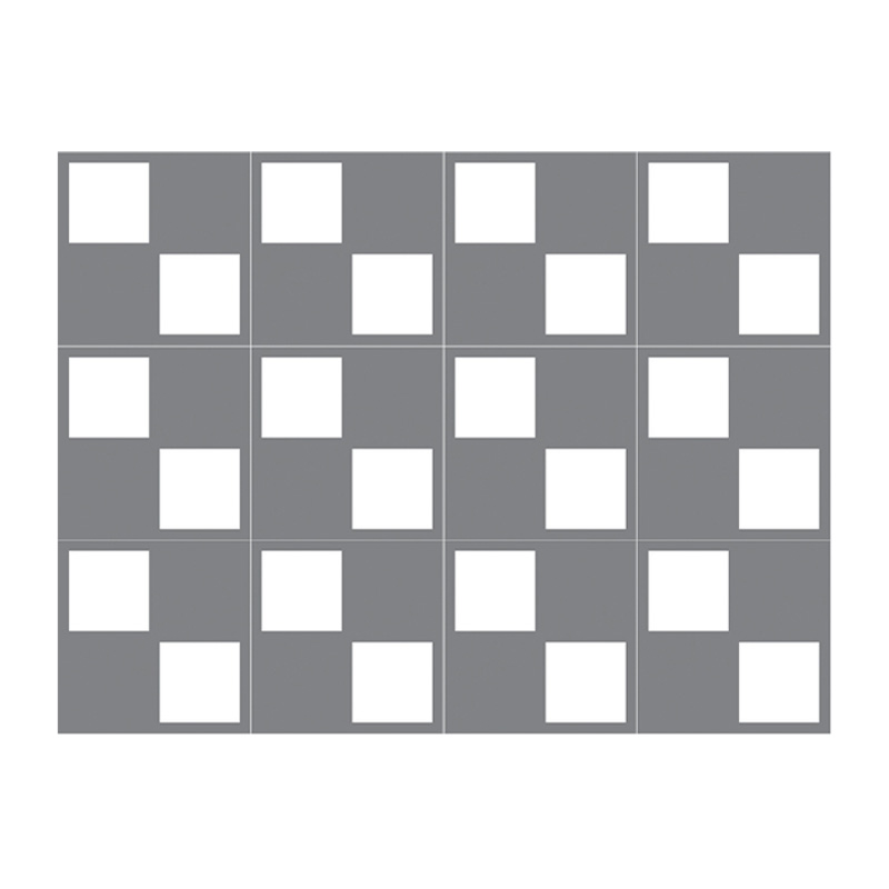 ผนังตกแต่ง เอสซีจี รุ่นเฟรทเวิร์ค ลาย Tetris-2 ขนาด 100x100x0.8 ซม. สีรองพื้น