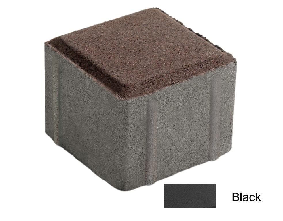 บล็อกปูพื้น เอสซีจี รุ่น จินตนาการ-จัตุรัส (Pack) 6 ซม. สีดำ