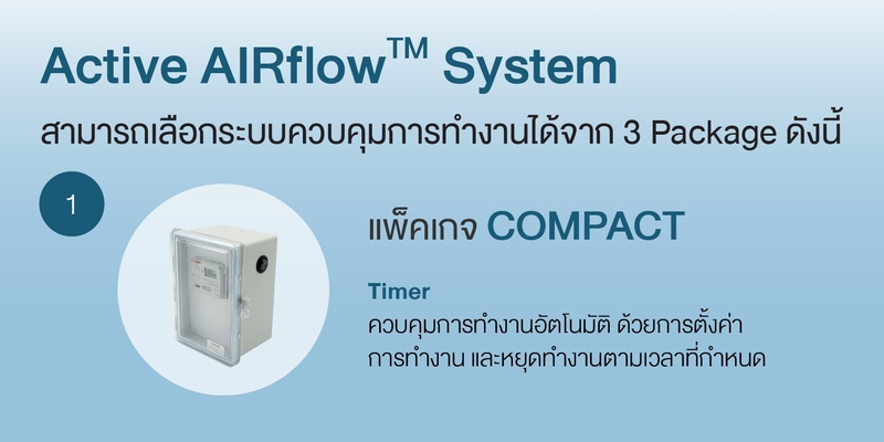 แก้ปัญหาบ้านร้อน ด้วย Active AIRflow System Package Compact 